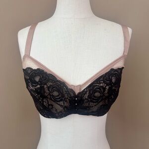 Prima Donna bra black lace sz 30F